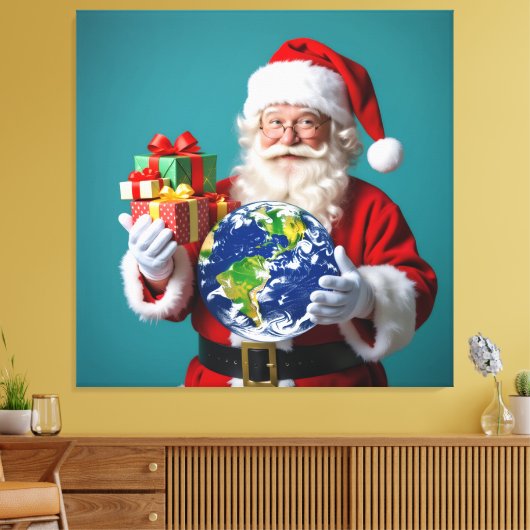 „Weihnachtliche Harmonie“ Leinwanddruck (Insitu (Wohnzimmer))