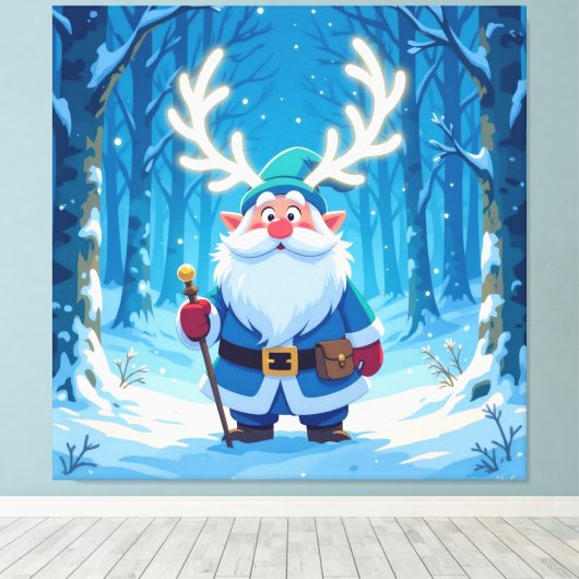 „Weihnachtliche Harmonie“ Leinwanddruck (Insitu (Holzboden))