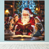 „Weihnachtliche Harmonie“ Leinwanddruck (Insitu (Holzboden))