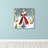 „Weihnachtliche Harmonie“ Leinwanddruck (Insitu (Holzboden))