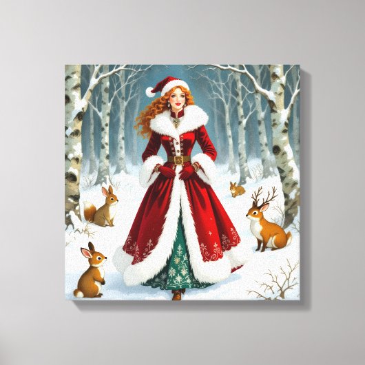 „Weihnachtliche Harmonie“ Leinwanddruck (Vorderseite)