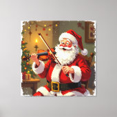 „Weihnachtliche Harmonie“ Leinwanddruck (Vorderseite)