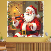 „Weihnachtliche Harmonie“ Leinwanddruck (Insitu (Wohnzimmer))