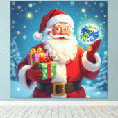 „Weihnachtliche Harmonie“ Leinwanddruck (Insitu (Holzboden))