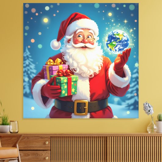 „Weihnachtliche Harmonie“ Leinwanddruck (Insitu (Wohnzimmer))