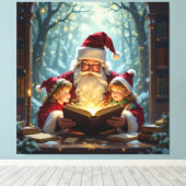 „Weihnachtliche Harmonie“ Leinwanddruck (Insitu (Holzboden))