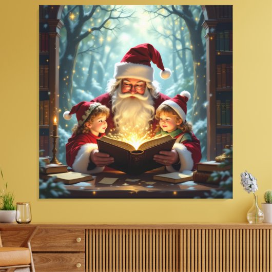 „Weihnachtliche Harmonie“ Leinwanddruck (Insitu (Wohnzimmer))