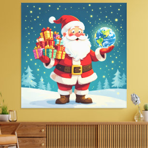 „Weihnachtliche Harmonie“ Leinwanddruck