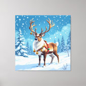 „Weihnachtliche Harmonie“ Leinwanddruck (Vorderseite)