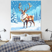 „Weihnachtliche Harmonie“ Leinwanddruck (Insitu (Schlafzimmer))