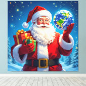 „Weihnachtliche Harmonie“ Leinwanddruck (Insitu (Holzboden))