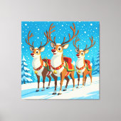 „Weihnachtliche Harmonie“ Leinwanddruck (Vorderseite)