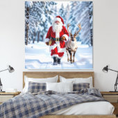 „Weihnachtliche Harmonie“ Leinwanddruck (Insitu (Schlafzimmer))