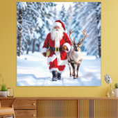 „Weihnachtliche Harmonie“ Leinwanddruck (Insitu (Wohnzimmer))