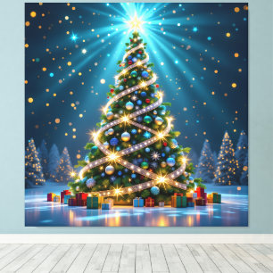 „Weihnachtliche Harmonie“ Leinwanddruck