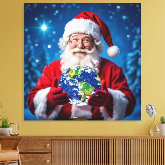 „Weihnachtliche Harmonie“ Leinwanddruck (Insitu (Wohnzimmer))