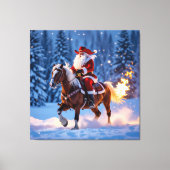 „Weihnachtliche Harmonie“ Leinwanddruck (Vorderseite)