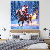 „Weihnachtliche Harmonie“ Leinwanddruck (Insitu (Schlafzimmer))