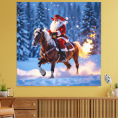 „Weihnachtliche Harmonie“ Leinwanddruck (Insitu (Wohnzimmer))