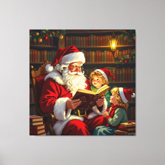 „Weihnachtliche Harmonie“ Leinwanddruck (Vorderseite)