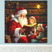 „Weihnachtliche Harmonie“ Leinwanddruck (Insitu (Holzboden))