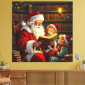 „Weihnachtliche Harmonie“ Leinwanddruck (Insitu (Wohnzimmer))