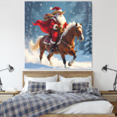 „Weihnachtliche Harmonie“ Leinwanddruck (Insitu (Schlafzimmer))