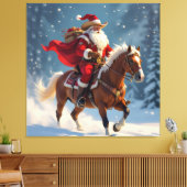 „Weihnachtliche Harmonie“ Leinwanddruck (Insitu (Wohnzimmer))