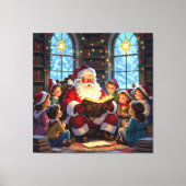 „Weihnachtliche Harmonie“ Leinwanddruck (Vorderseite)