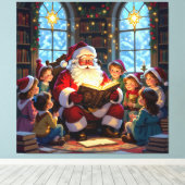 „Weihnachtliche Harmonie“ Leinwanddruck (Insitu (Holzboden))