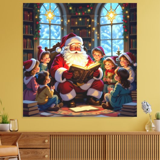 „Weihnachtliche Harmonie“ Leinwanddruck (Insitu (Wohnzimmer))