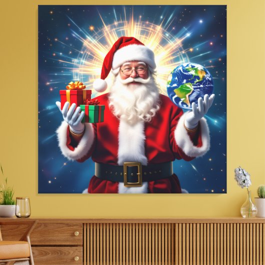 „Weihnachtliche Harmonie“ Leinwanddruck (Insitu (Wohnzimmer))