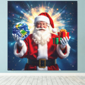 „Weihnachtliche Harmonie“ Leinwanddruck (Insitu (Holzboden))