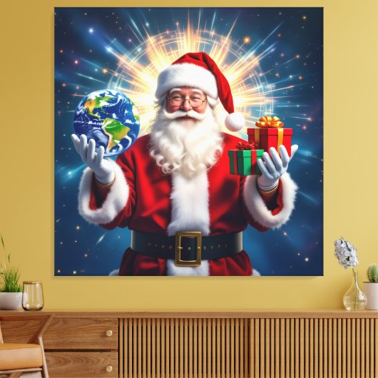 „Weihnachtliche Harmonie“ Leinwanddruck (Insitu (Wohnzimmer))