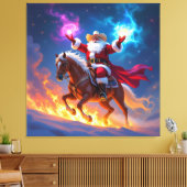 „Weihnachtliche Harmonie“ Leinwanddruck (Insitu (Wohnzimmer))