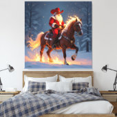 „Weihnachtliche Harmonie“ Leinwanddruck (Insitu (Schlafzimmer))