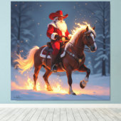 „Weihnachtliche Harmonie“ Leinwanddruck (Insitu (Holzboden))