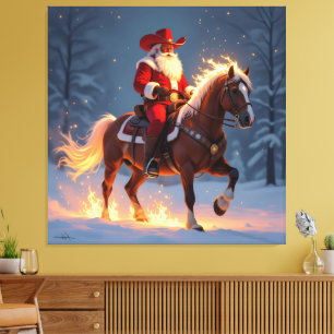 „Weihnachtliche Harmonie“ Leinwanddruck