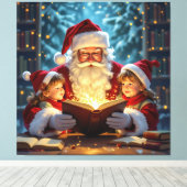 „Weihnachtliche Harmonie“ Leinwanddruck (Insitu (Holzboden))