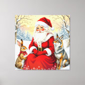 „Weihnachtliche Harmonie“ Leinwanddruck (Vorderseite)