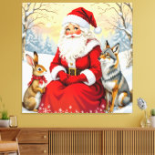 „Weihnachtliche Harmonie“ Leinwanddruck (Insitu (Wohnzimmer))