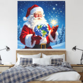 „Weihnachtliche Harmonie“ Leinwanddruck (Insitu (Schlafzimmer))