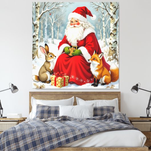 „Weihnachtliche Harmonie“ Leinwanddruck (Insitu (Schlafzimmer))