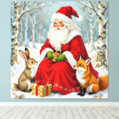 „Weihnachtliche Harmonie“ Leinwanddruck (Insitu (Holzboden))