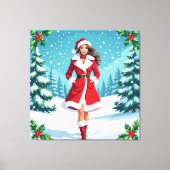 „Weihnachtliche Harmonie“ Leinwanddruck (Vorderseite)