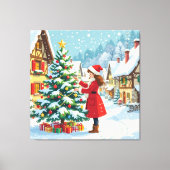 „Weihnachtliche Harmonie“ Leinwanddruck (Vorderseite)