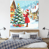 „Weihnachtliche Harmonie“ Leinwanddruck (Insitu (Schlafzimmer))