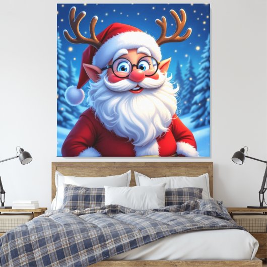 „Weihnachtliche Harmonie“ Leinwanddruck (Insitu (Schlafzimmer))