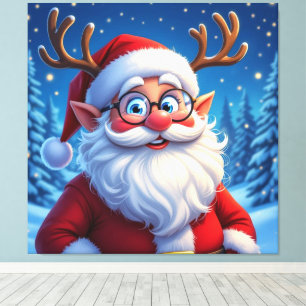 „Weihnachtliche Harmonie“ Leinwanddruck