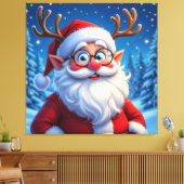 „Weihnachtliche Harmonie“ Leinwanddruck (Insitu (Wohnzimmer))